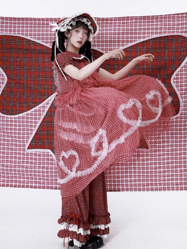 Retro Mesh Hooded Dress【s0000012194】