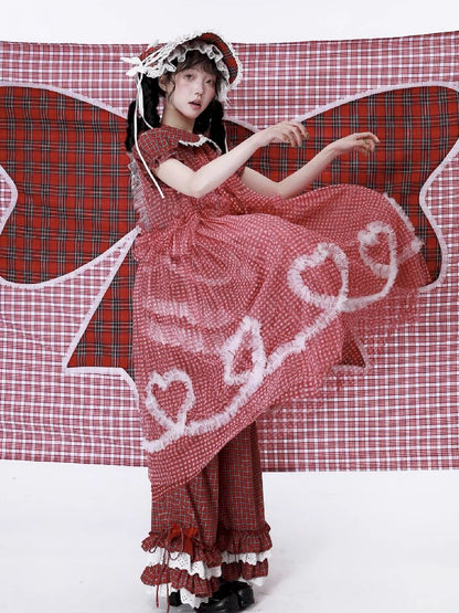 Retro Mesh Hooded Dress【s0000012194】