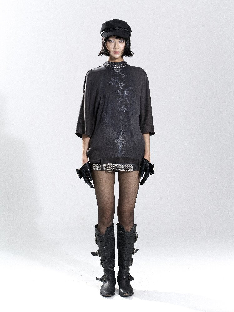 Halter Multi-Wear Printed T-Shirt【s0000018479】