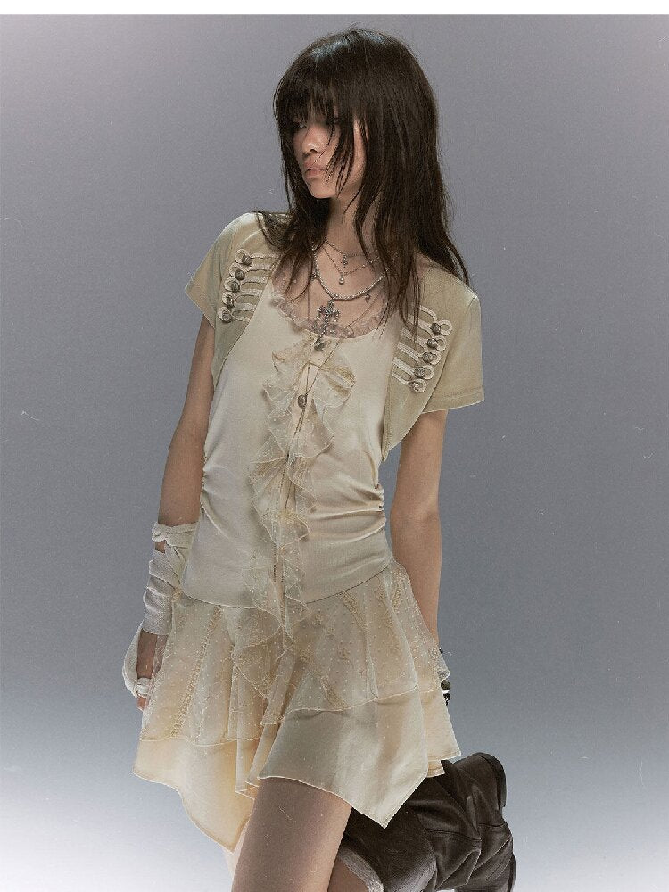 Knight of the Castle Lace Dress【s0000017048】