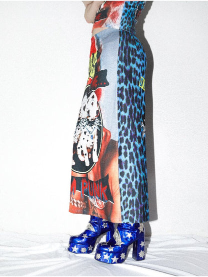 Reversible American Print Skirt【s0000016699】