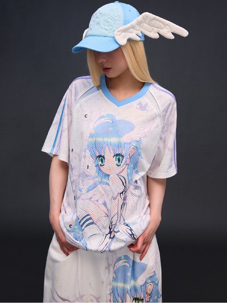 Big Eye Embroidered Angel Cap【s0000017294】