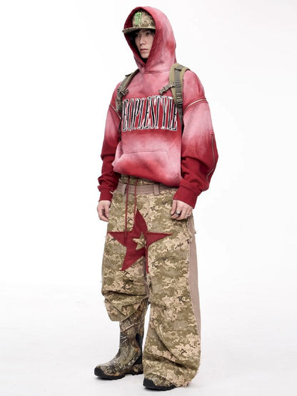 Raw Edge Patchwork Wide Leg【s0000011354】