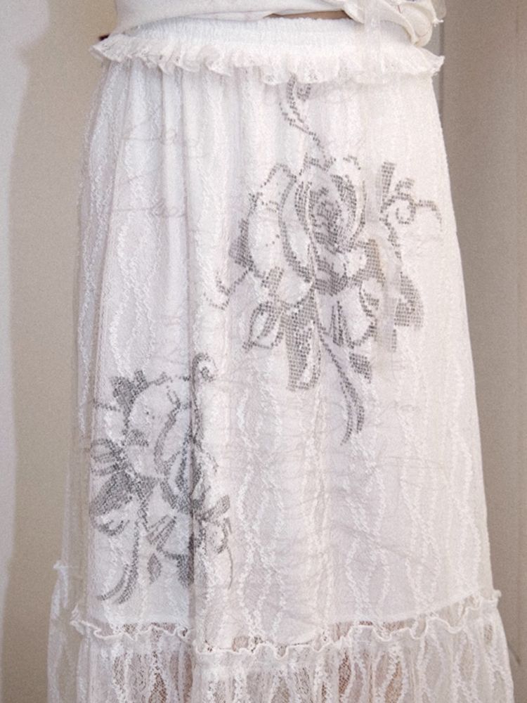 Lace Half-body Skirt【s0000012279】