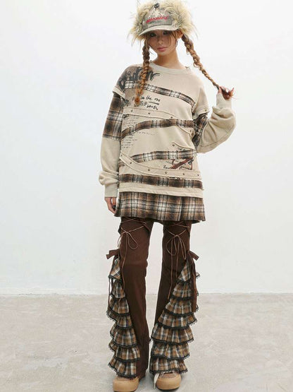 Wasteland Print Detachable Sweatshirt【s0000014831】