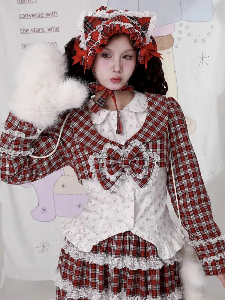 Girly Bow Long-Sleeve Jacket【s0000014104】