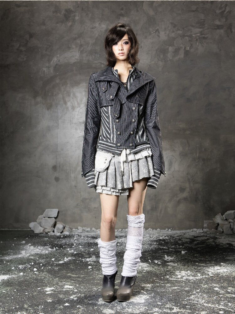 Multi-layer Pleated Short Skirt【s0000015951】