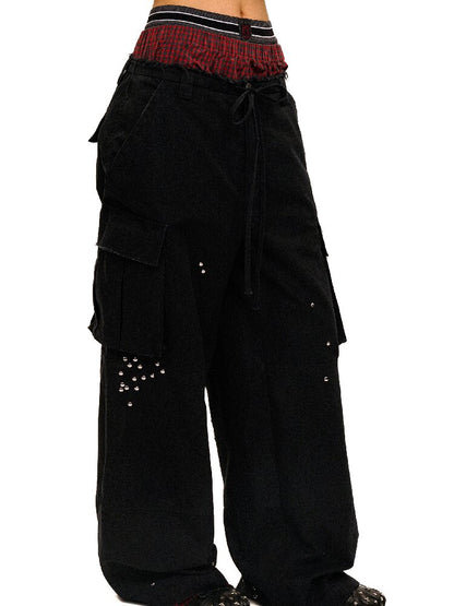 College Bandeau Suspender Pants【s0000016438】