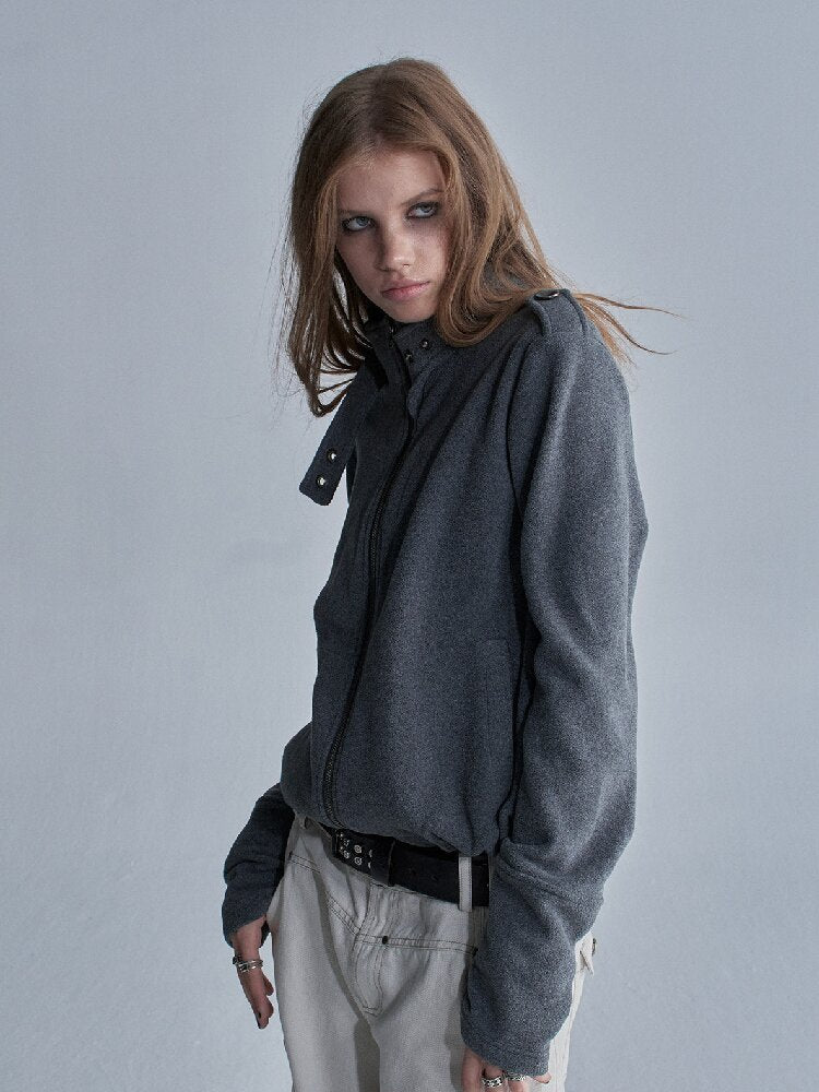 Three Color Fleece Loose Jacket【s0000018473】