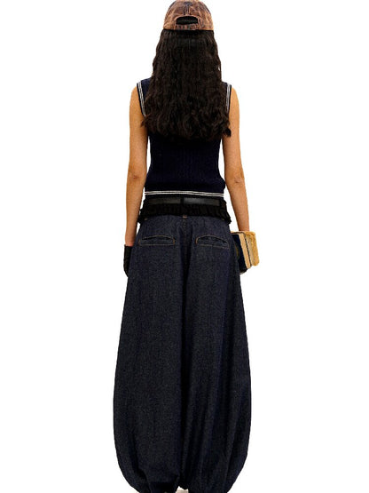 Soft Linen Cotton Lantern Trousers【s0000016428】