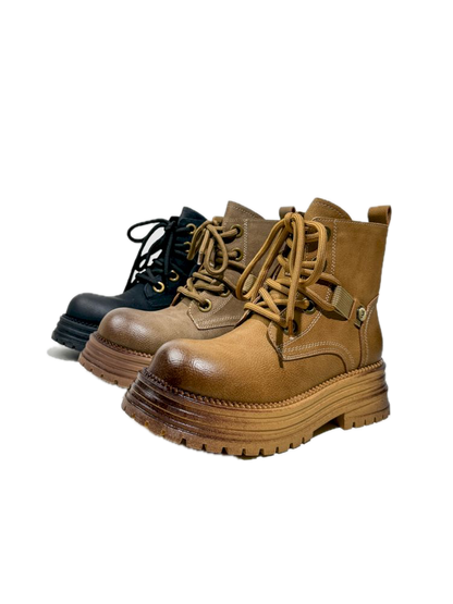 Thick Bottom Martin Boots【s0000013761】
