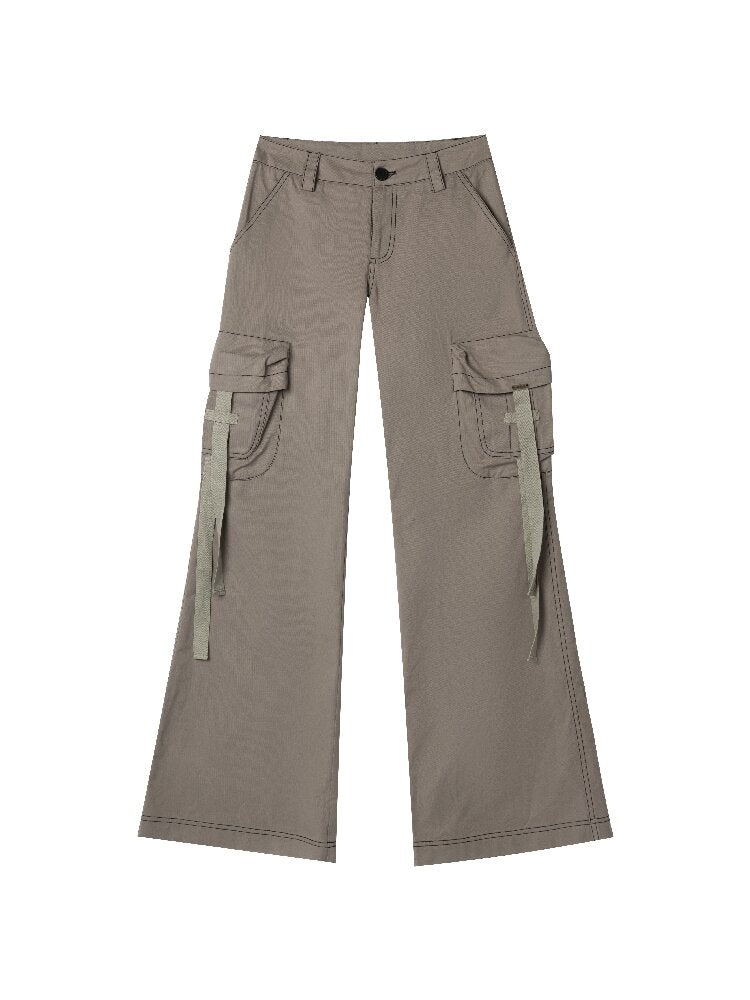 Large Pocket Topstitch Cargo Pant【s0000015860】