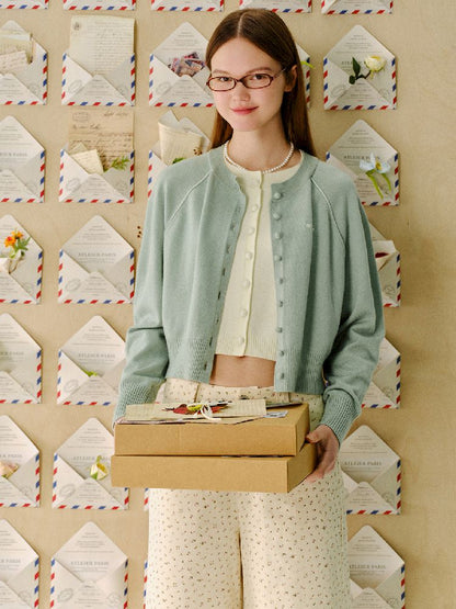 Short Solid Color Knit Sweater【s0000011966】