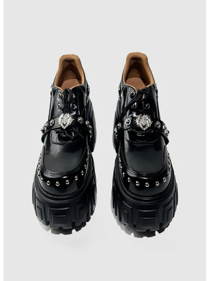 Studded Y2K Muffin Platform Shoes【s0000015714】