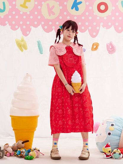 Animal Angel Strappy Skirt Tank Top Skirt【s0000013191】