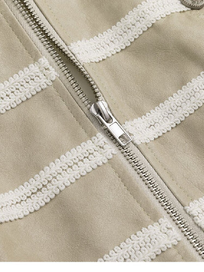 Napoleon Hooded Wool Collar Leather Coat【s0000019239】