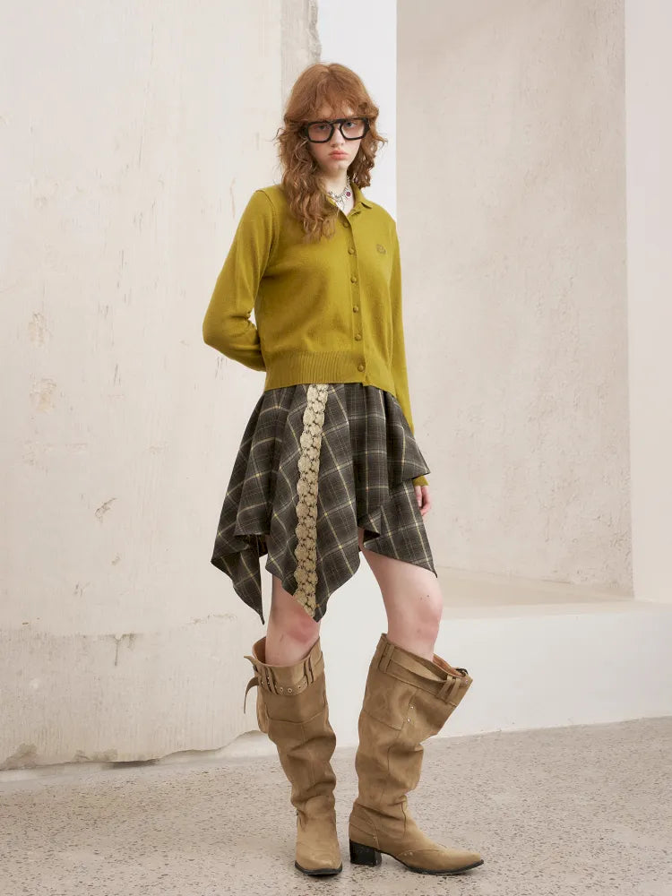 Lace Patchwork Skirt A-Line Mini Skirt【s0000014066】