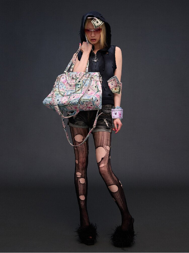 Money Print Multi Bag Crossbody Bag【s0000017842】