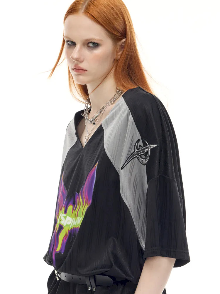 Electric Moon Flame Cat Jersey【s0000014008】
