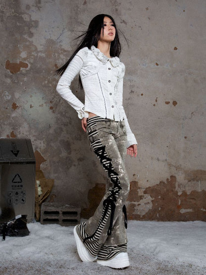 LOW WAIST STRAIGHT HEAVY PANTS [S0000010493]