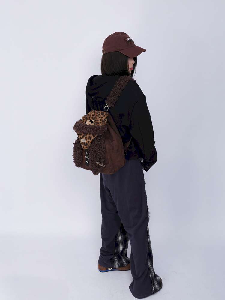 Rabbit Ears Cute Fur Crossbody School Bag【s0000014619】