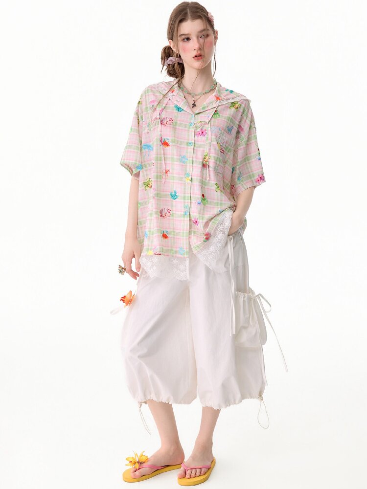 Multi-Pocket Wide-Leg Casual Pants【s0000017672】