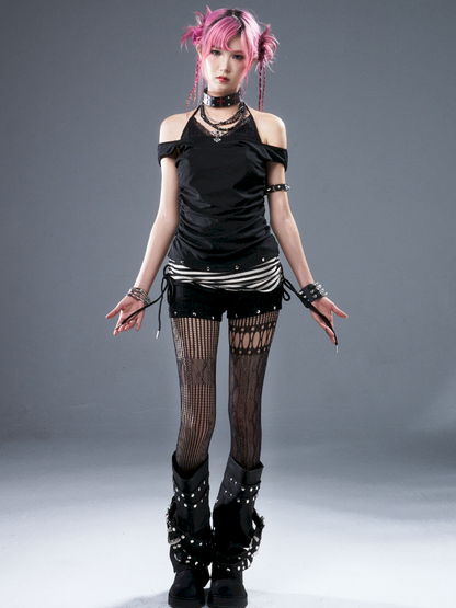 Low-Waist Knitted Bodycon Shorts【s0000012948】