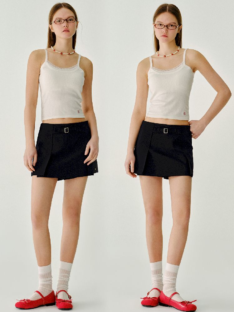 Peplum Double Layer Bottom Short【s0000011971】