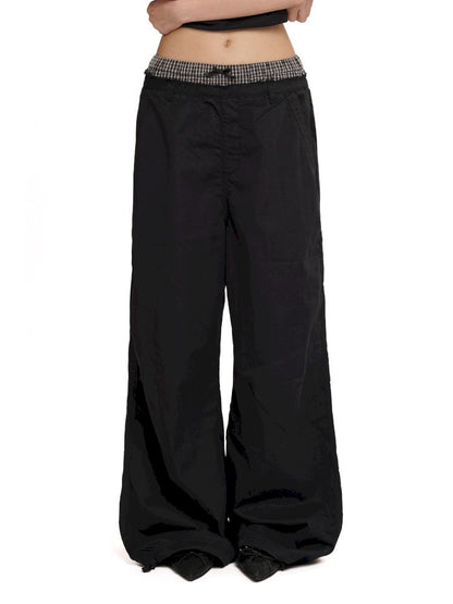 Relaxed fit adjustable cuffs casual pants【s0000012547】