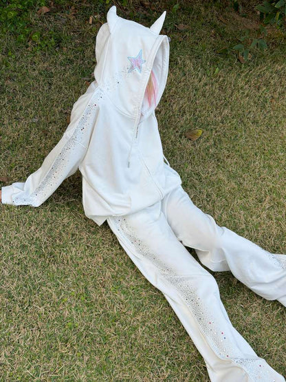 Horse Crying Unicorn Sweatpant【s0000015385】