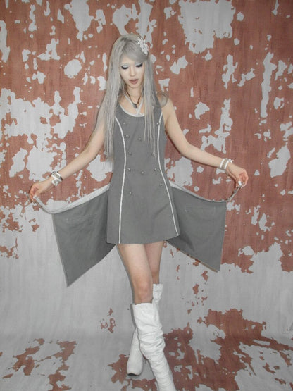 Medieval Pleated Slip Dress【s0000017977】