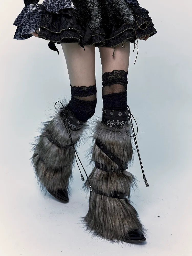 Heavy Duty Fur Pile Leggings [S0000011212]