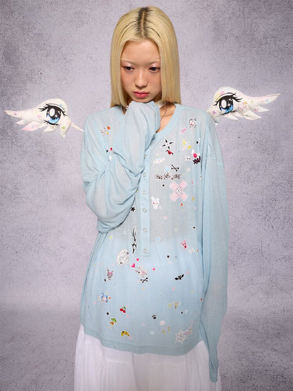 Dreamy Eye Angel Wing Collar【s0000018730】
