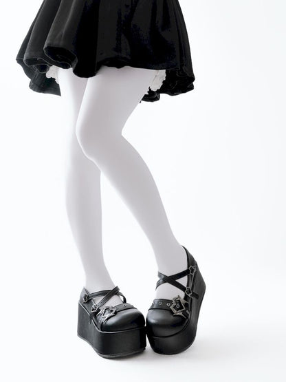 Gothic angel devil thick-soled shoes【s0000012965】