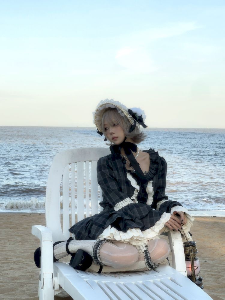 레이스 ji 슬리브 도베 테일 불규칙한 셔츠 [S0000011340]