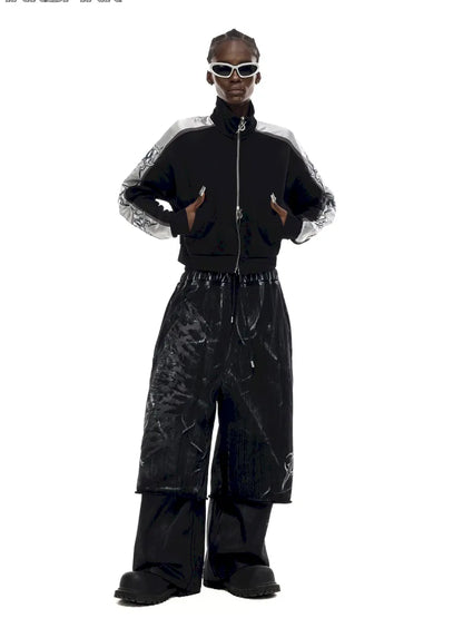Relaxed Streetwear Y2K Layered Sweatpants【s0000014014】