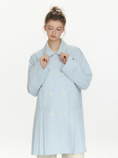 Moonlight Concerto Pleated Coat【s0000015668】