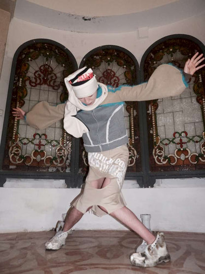 Fur Paneled Polar Fleece Coat【s0000015148】