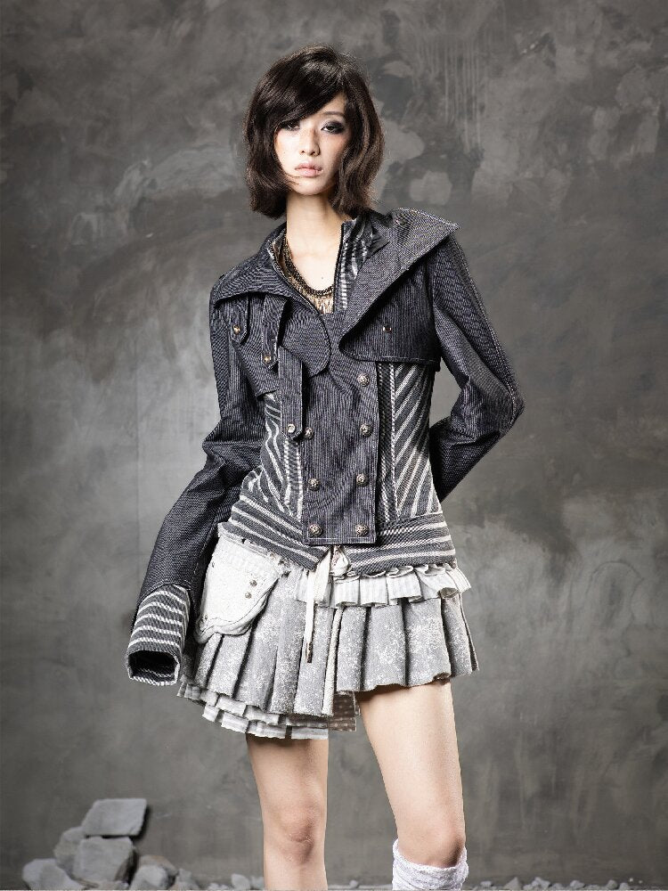 Multi-layer Pleated Short Skirt【s0000015951】