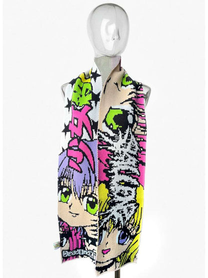 2D Anime Subculture Kpop Knitted Scarves【s0000014917】
