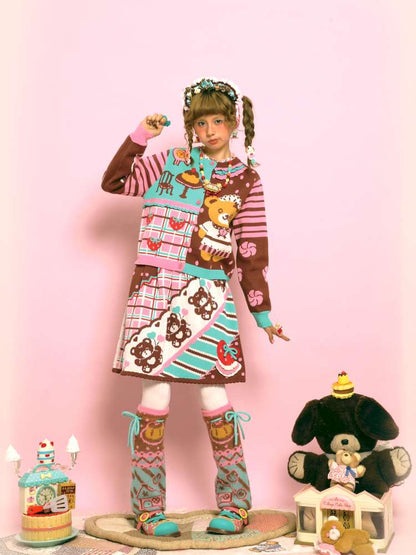 Vintage-Style Knit Cardigan【s0000014517】