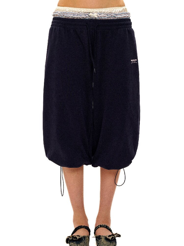 Fake Two Piece Waistband Shorts【s0000017436】