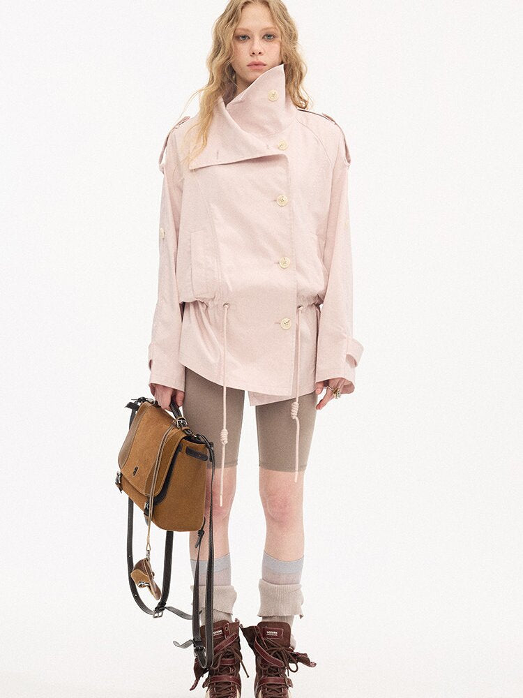 Double Drawstring Trench Coat【s0000015902】