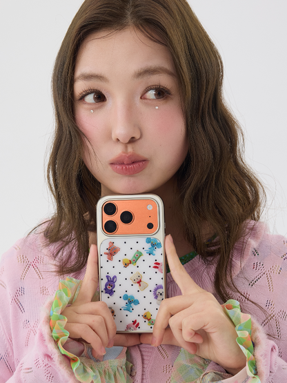 Cute Polka Dot Magnetic Phone Case【s0000016187】