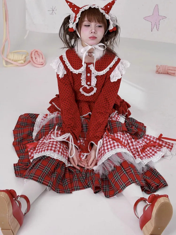 Cute Girl's Christmas Sweatshirt【s0000014108】