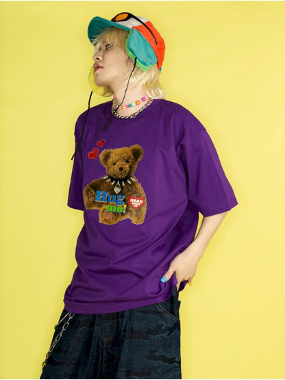 Dopamine Street Hip Hop Loose T-Shirt【s0000012459】