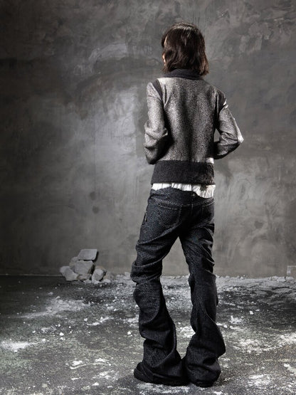 Pile Collar Leather Jacket【s0000015957】