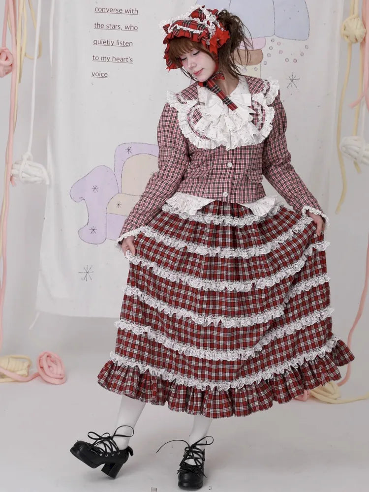 Lolita Showa-Era Girl Adorable Niche Half-Skirt【s0000014105】