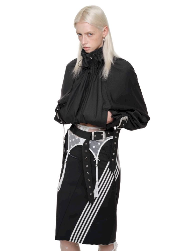 Polka Dot Lace Garter Belt【s0000011612】