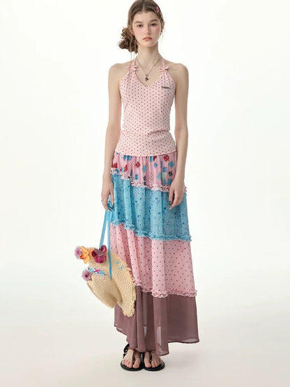 Polka Dot Milk Candy Camisole【s0000017259】